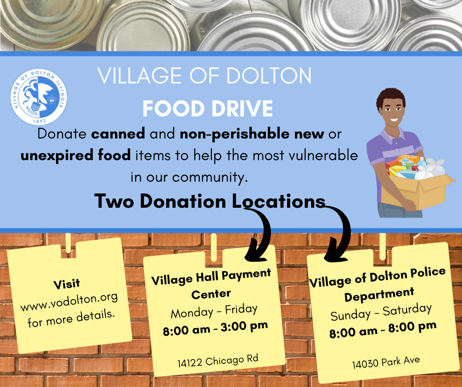 Read more about the article Village of Dolton Food Drive
