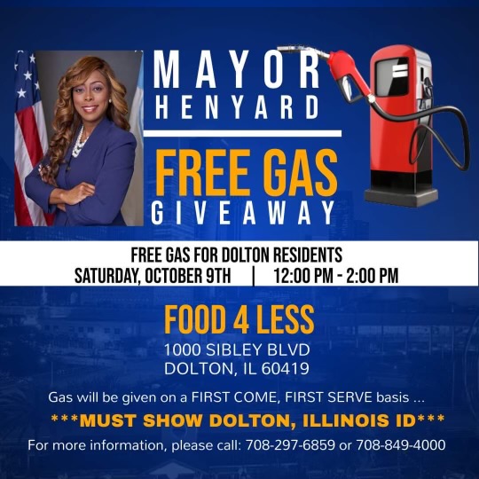 Read more about the article Mayor Henyard’s FREE Gas Giveaway